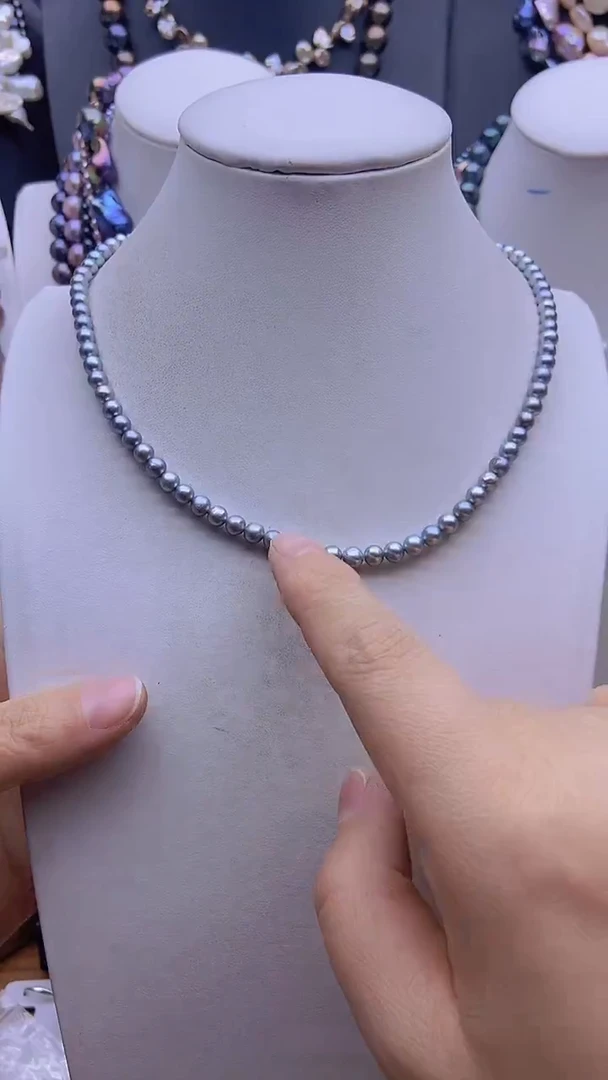 淡水珍珠未镶嵌颈饰1