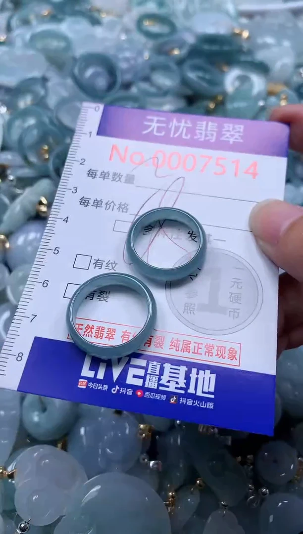 翡翠未镶嵌吊坠(不含链)7514