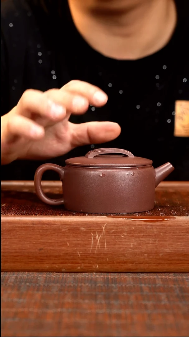 茶壶紫砂MDW 紫泥  如意汉瓦