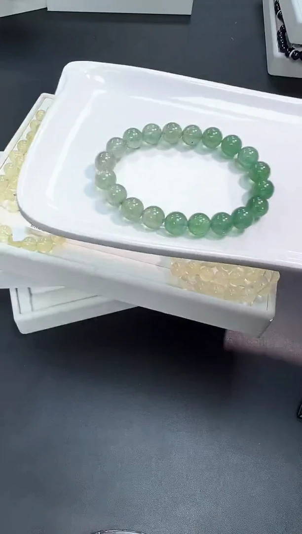 【闪购商品】石英质玉手链未镶嵌70O多样性发其一/1条默认微瑕