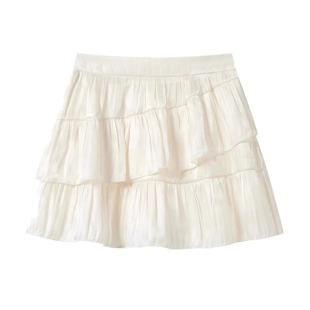 【月光序曲】夏日甜美减龄半身裙女高腰显瘦蛋糕裙Y50248918