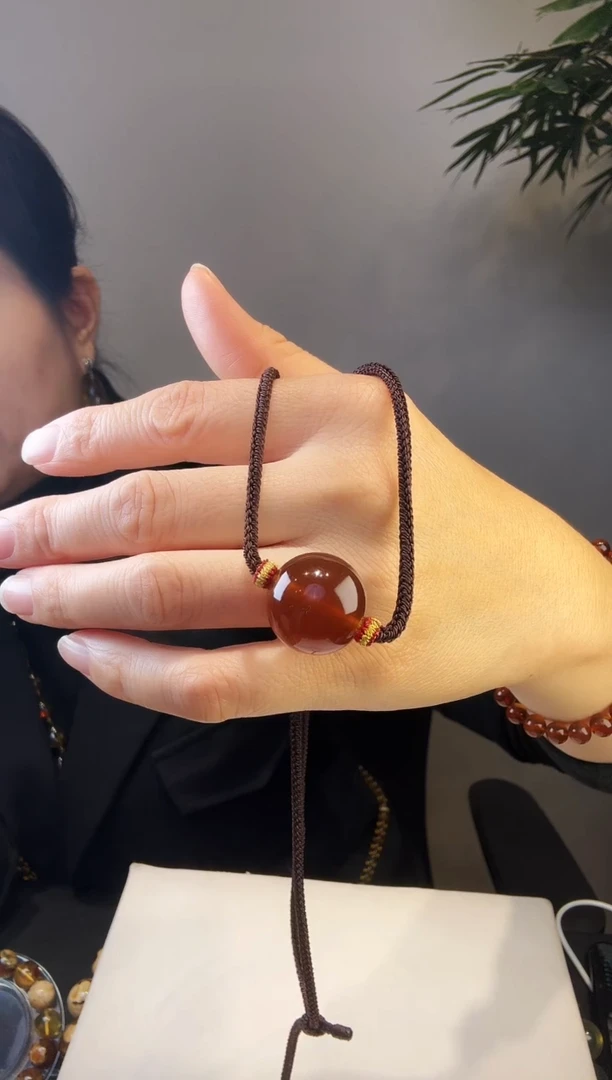 琥珀颈饰未镶嵌琥珀锁骨链02