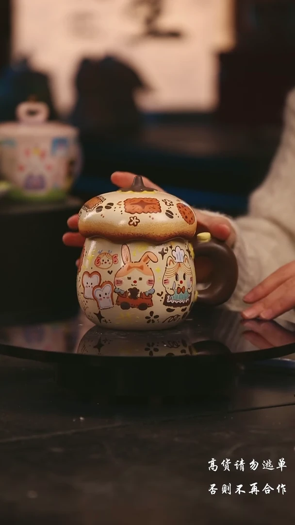 陶瓷景德镇可爱设计师款陶瓷