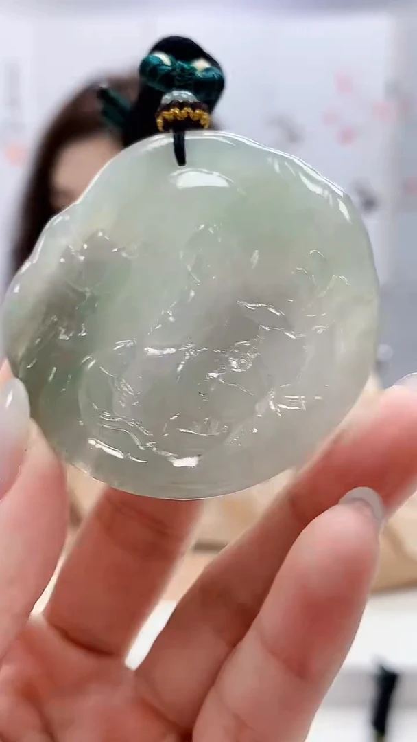 定制翡翠未镶嵌4829lr-毛货挂件5