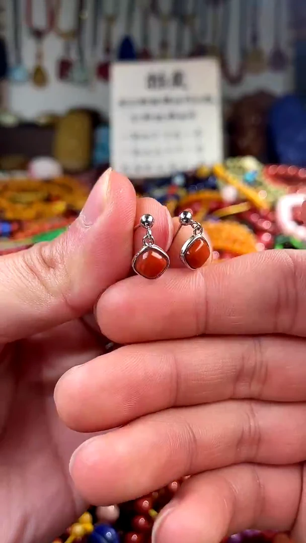 【闪购商品】南红玛瑙.银S925镶嵌(一物一件)136692