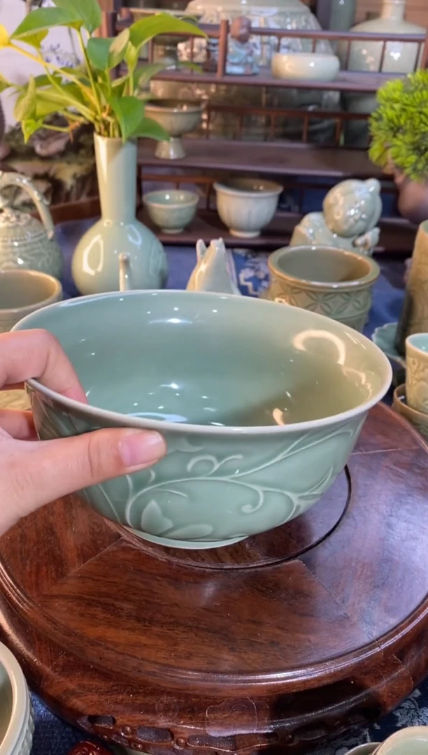 【闪购商品】7英寸玉兰碗【b000027】两个微瑕