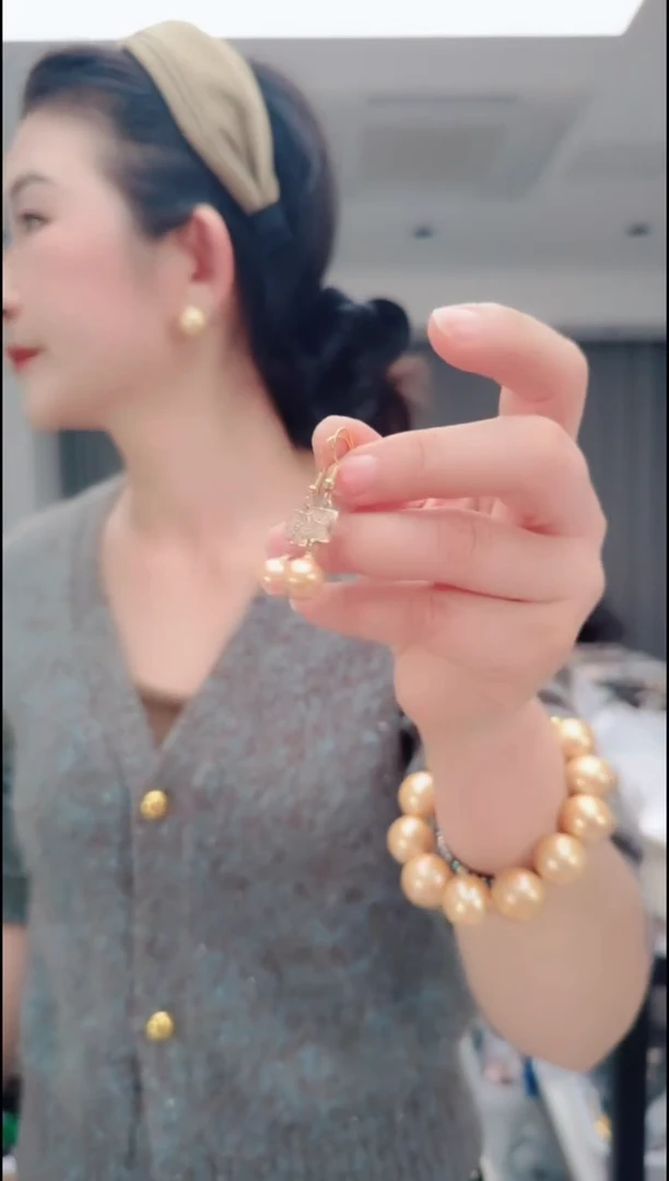 颈饰未镶嵌淡水珍珠2488耳坠