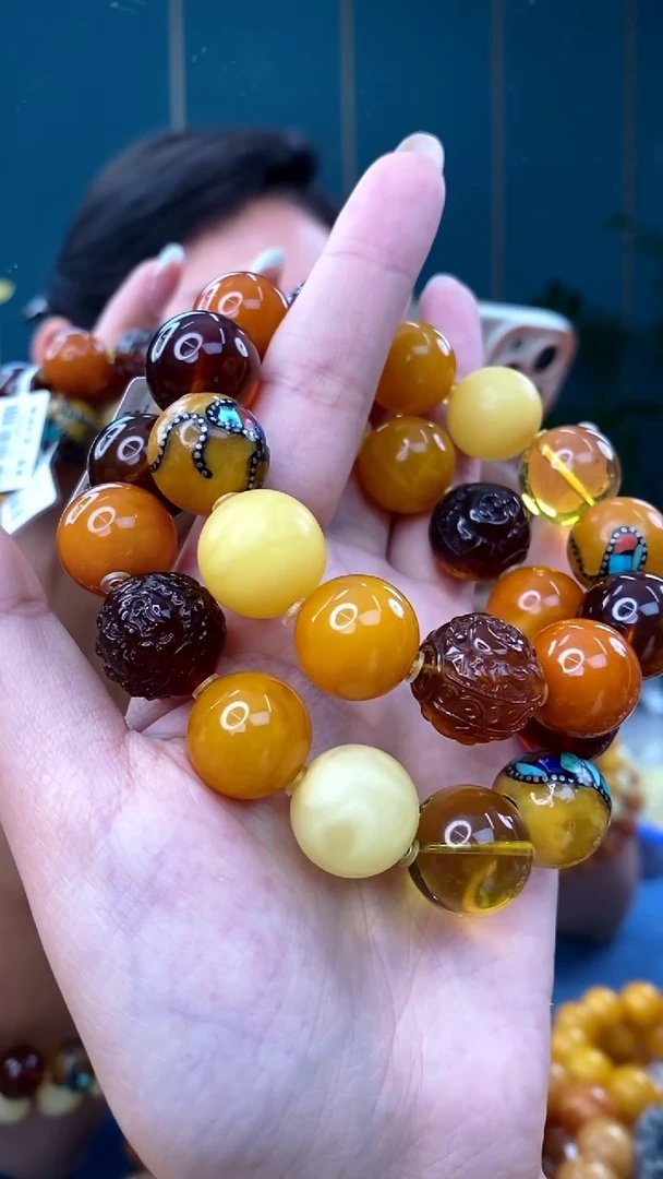 裸石琥珀未镶嵌11/30多样性发其一131