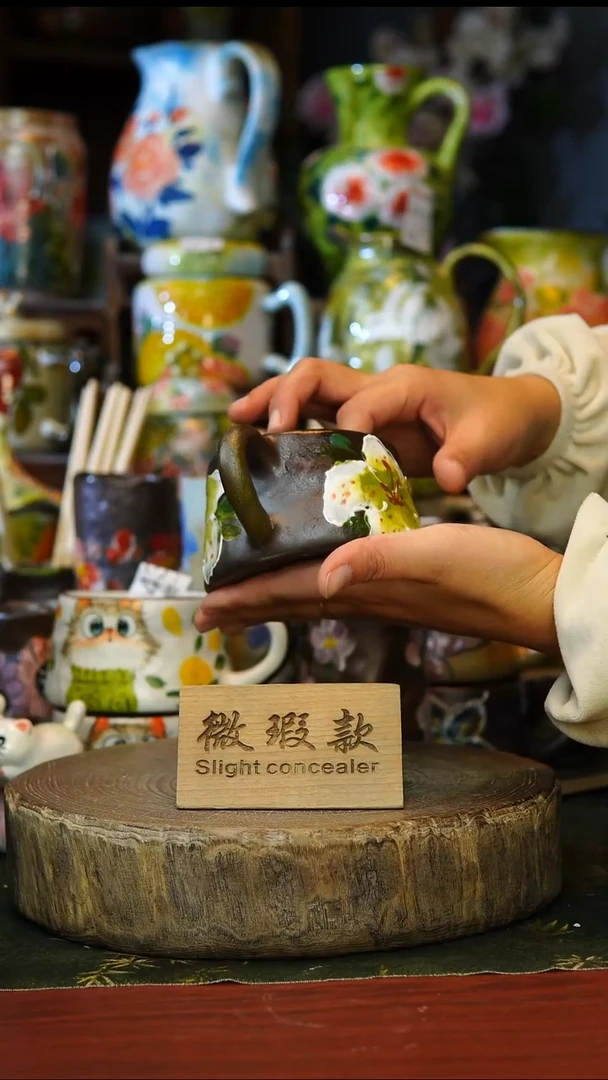 陶瓷120景德镇手工手绘釉下彩