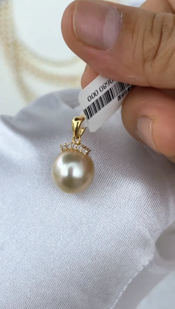 银S925镶嵌吊坠海水珍珠多样性发其一