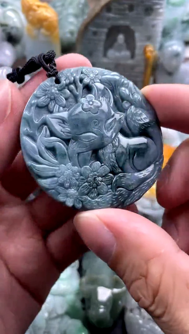 吊坠(不含链)未镶嵌翡翠1