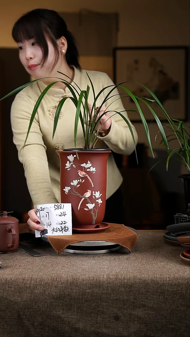 【闪购商品】紫砂花盆紫砂花盆5881+z