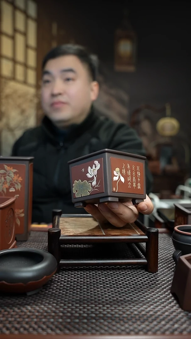 紫砂花盆迅**斗長木軒精品紫砂