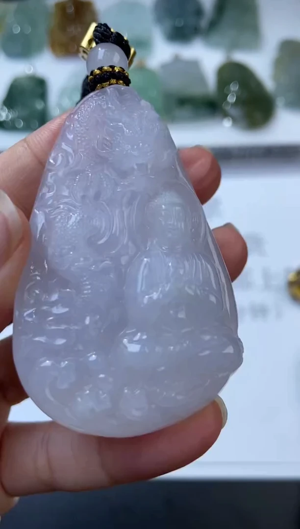 未镶嵌挂件翡翠379236   多人