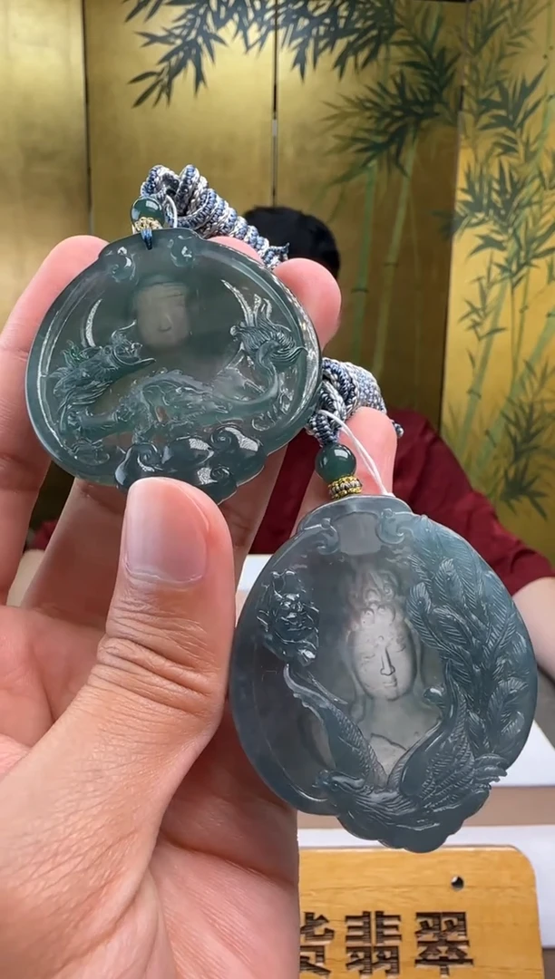 颈饰未镶嵌翡翠一对XM@@HY51122007