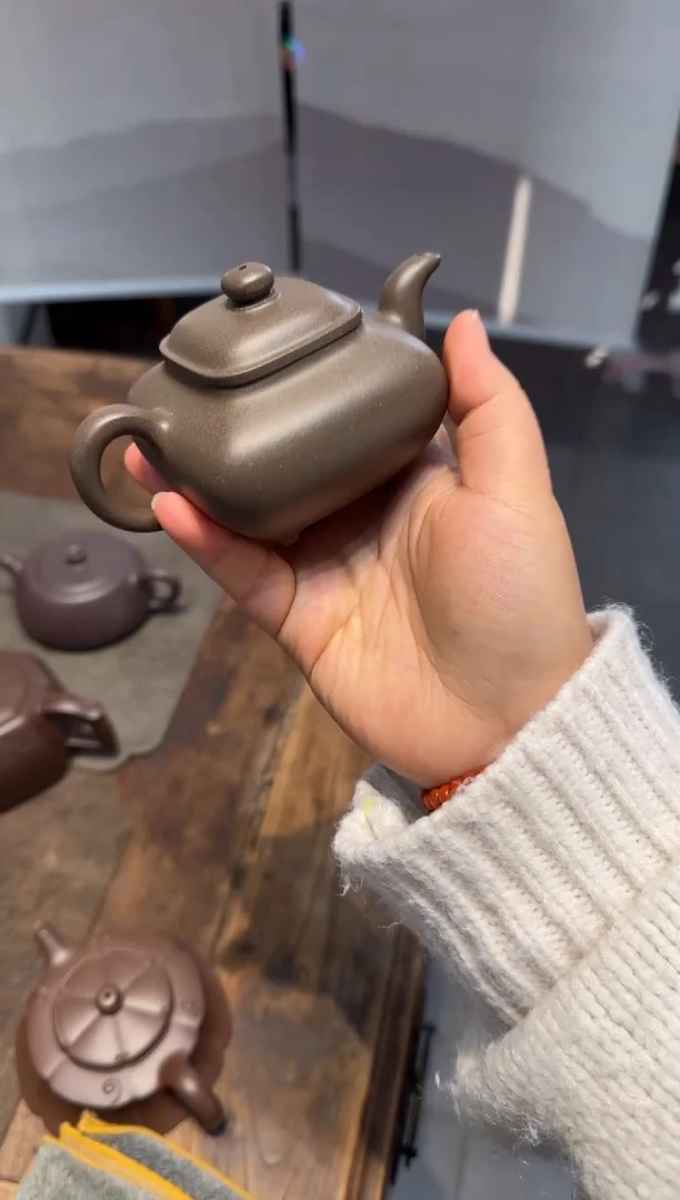 茶壶紫砂平*传炉 青灰老段