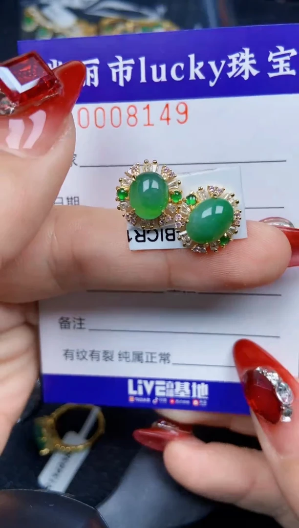 【闪购商品】翡翠颈饰银S925镶嵌8149