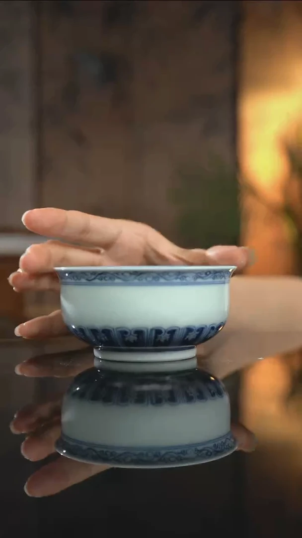 全手工宝相纹炉式杯