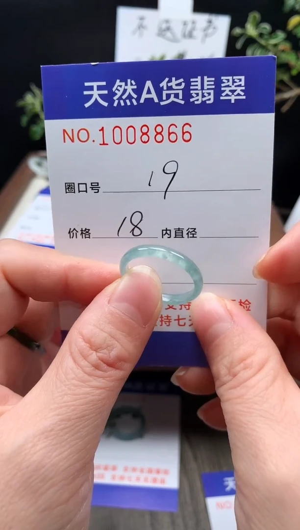 未镶嵌戒指翡翠19#