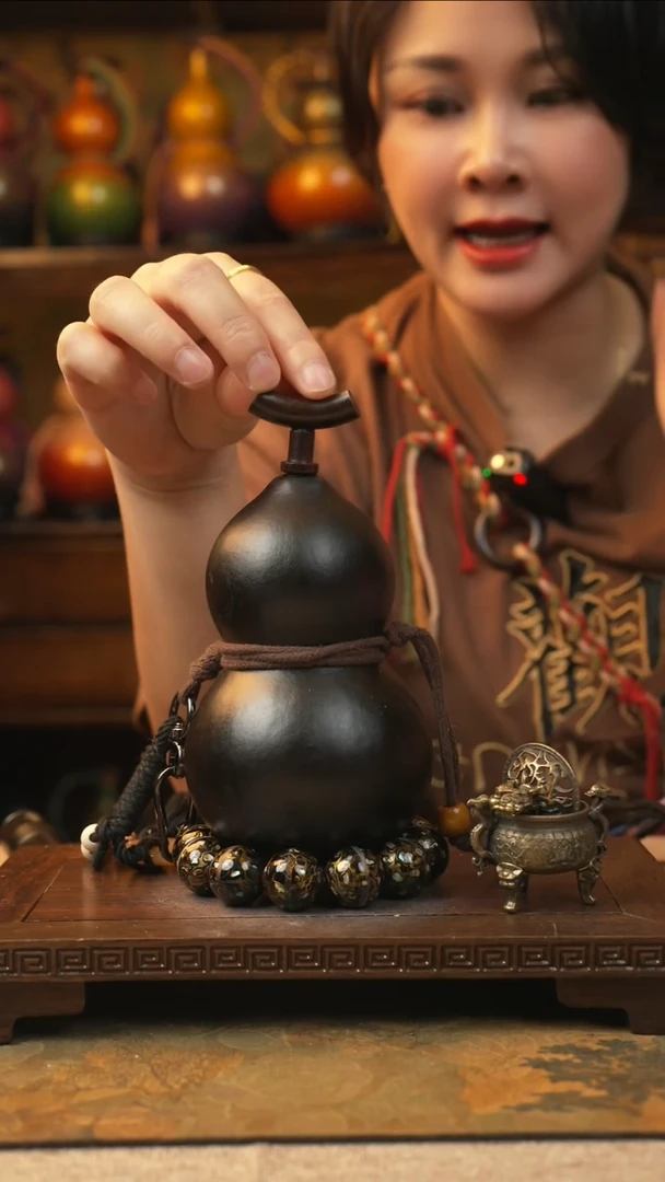 447大漆一物一拍记葫堂出品【不带手串】
