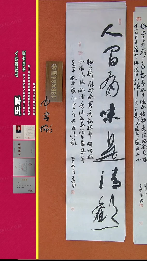 【闪购商品】书法455王军书法精品作品