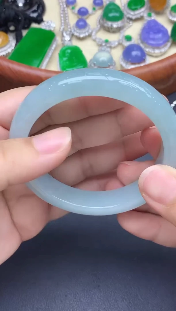 未镶嵌手镯翡翠593-中国好珍宝