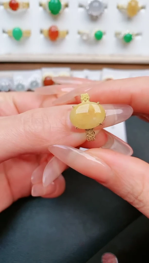 【闪购商品】翡翠戒指银S925镶嵌....