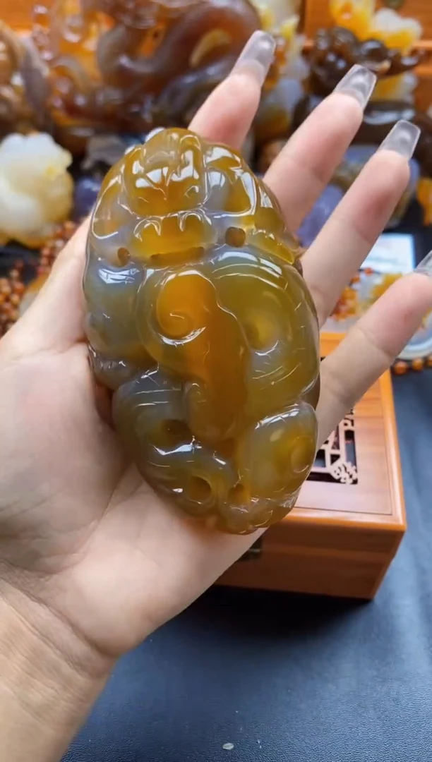 玛瑙/玉髓挂件未镶嵌用****8ll