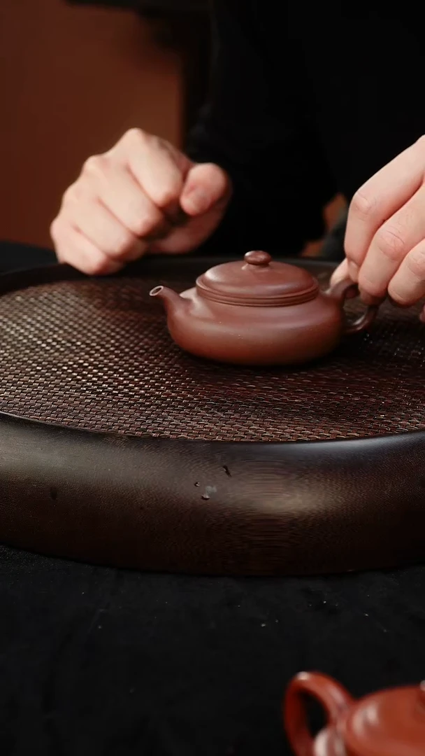 茶壶紫砂桑盘 底槽清