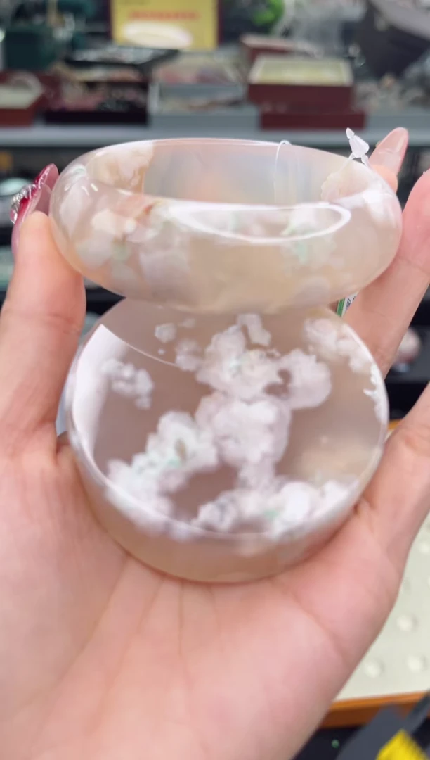 【闪购商品】石英质玉手镯未镶嵌60圈口（赠品镯心）3650428