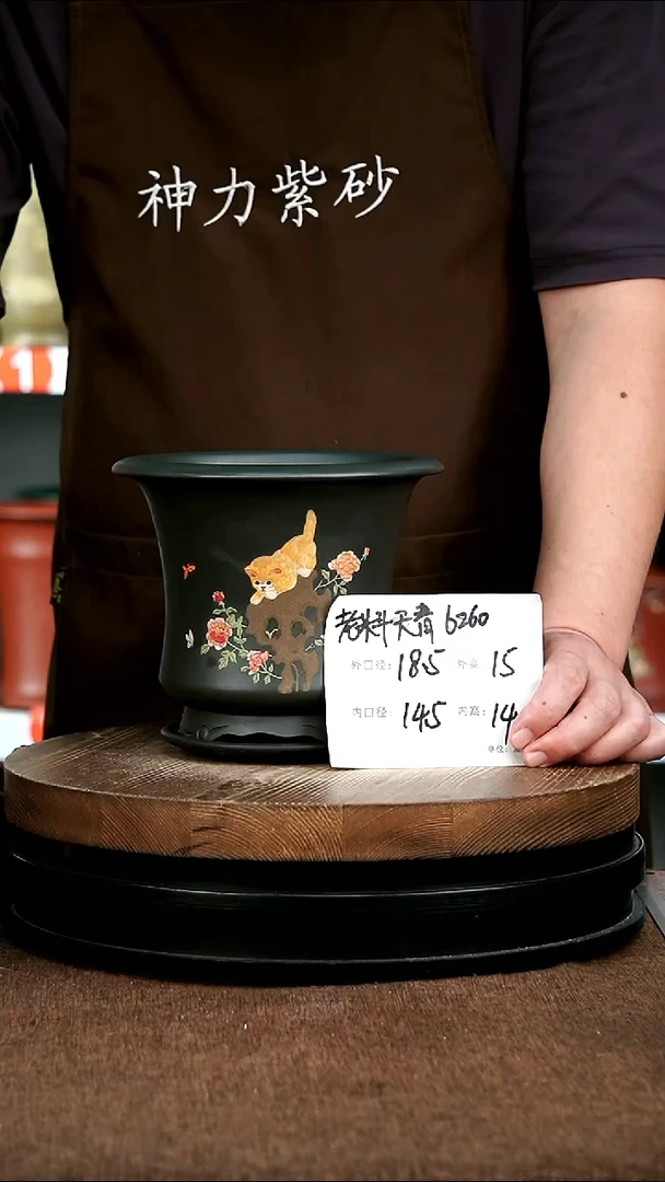 紫砂花盆花卉园艺6260+Z