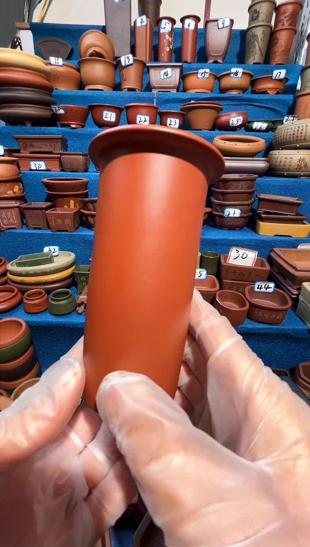 【闪购商品】紫砂紫砂花盆5*11