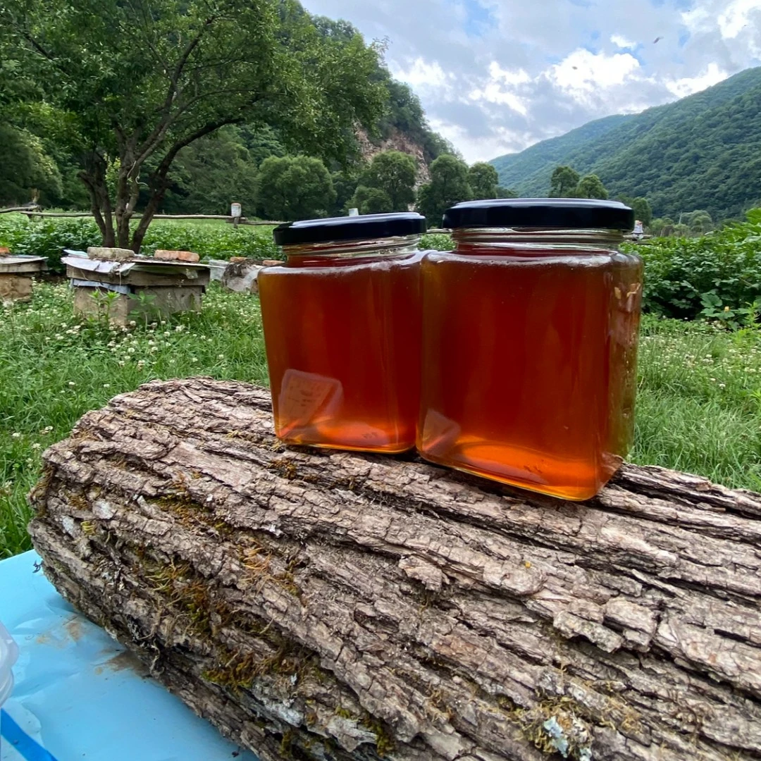 {新号开播福利}秦岭深山木桶土蜂蜜(一年取一次)成熟封盖中华蜂