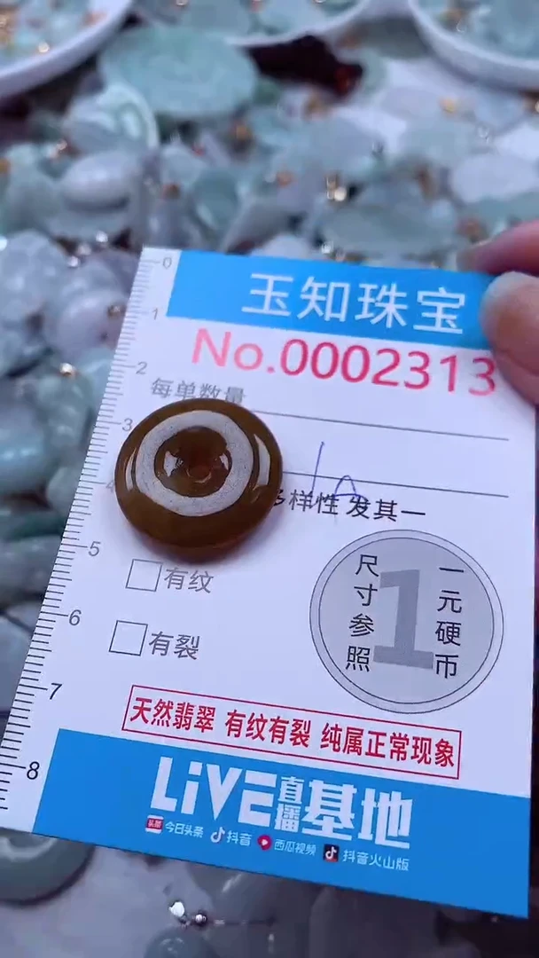 吊坠(不含链)未镶嵌翡翠2313