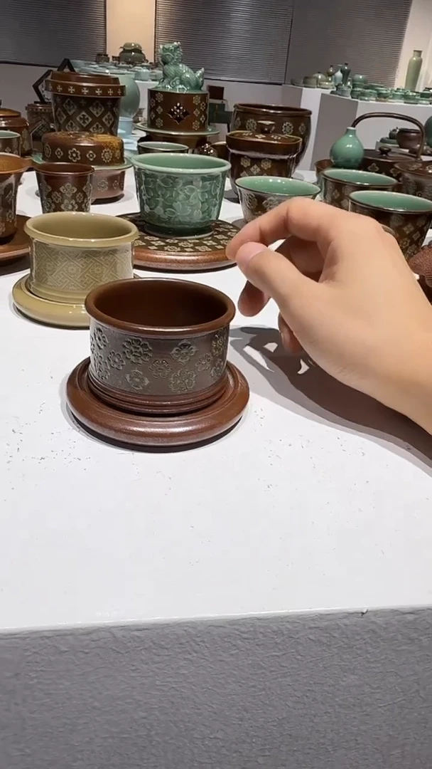 青瓷茶具 手工茶器