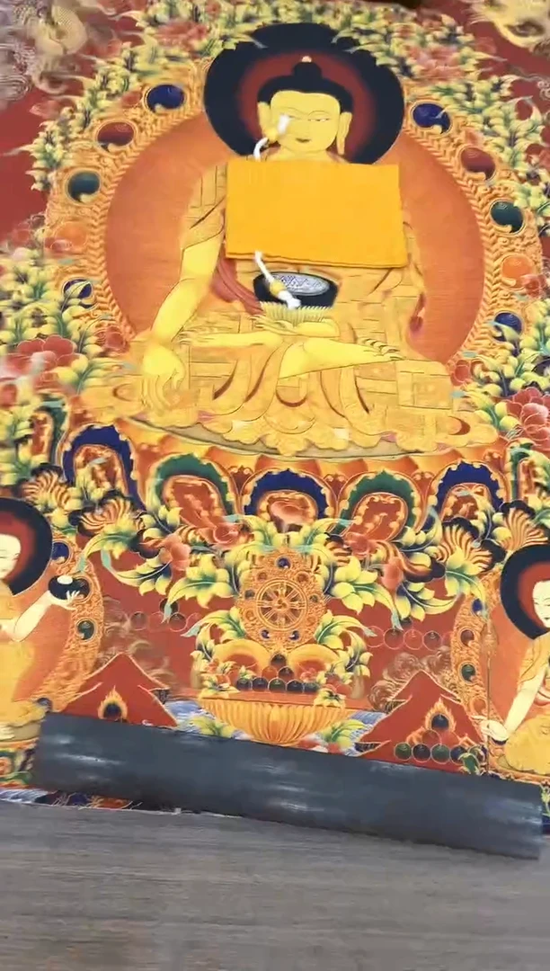 卷轴画卷轴画唐卡16075