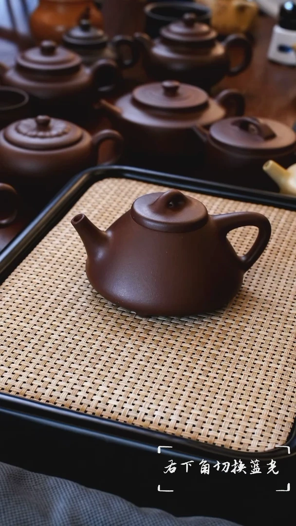茶壶紫砂子冶 紫泥