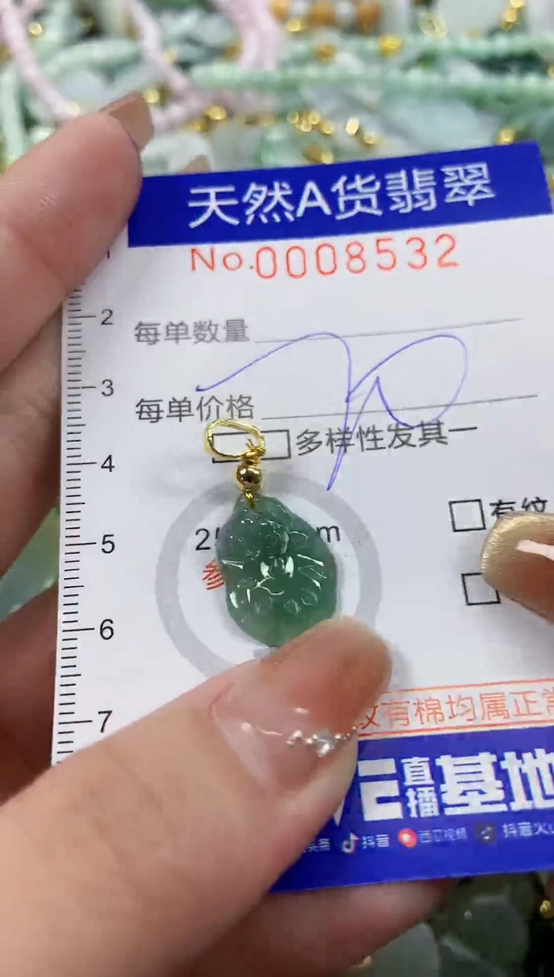 颈饰未镶嵌翡翠天然A货翡翠