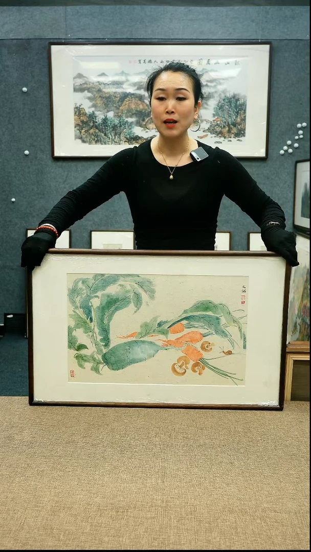 【闪购商品】国画48*77文诚老师花鸟