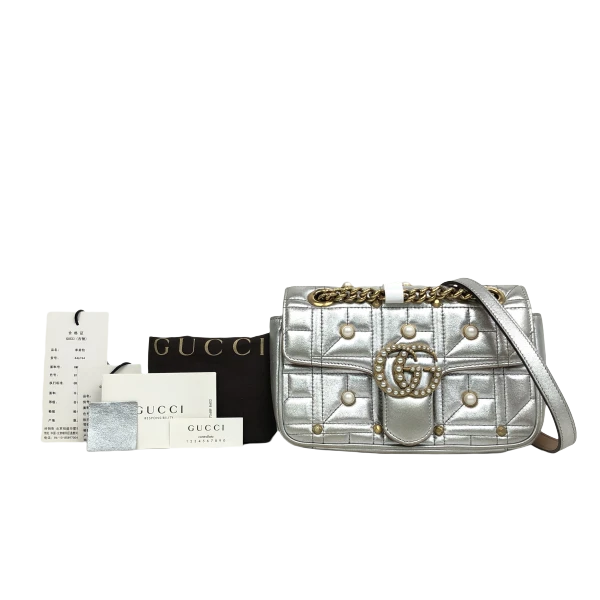 95新/古驰/妃鱼/单肩包/市场价18900/250222LT0040