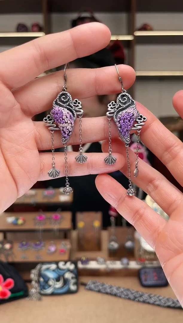 织绣1975黔东南苗族刺绣