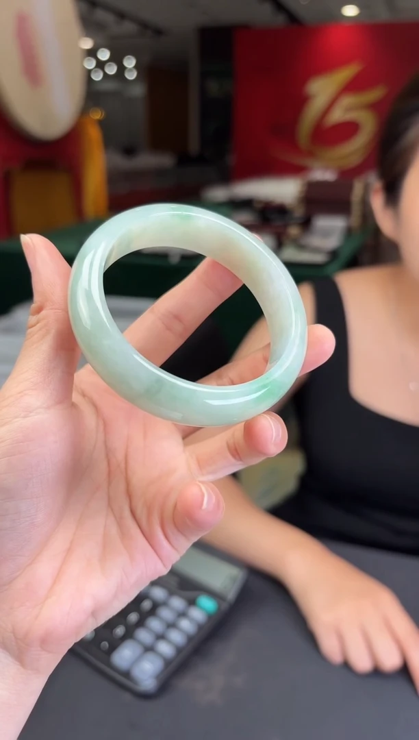 未镶嵌手镯翡翠57.3圈口/多样性发一个10207