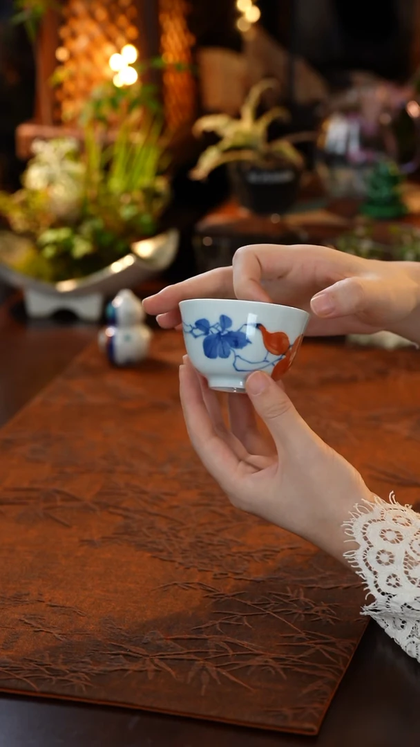 青花葫芦杯