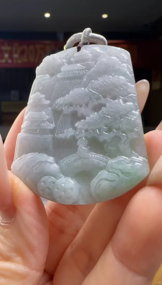 翡翠未镶嵌颈饰YJ@@WS1WX36768