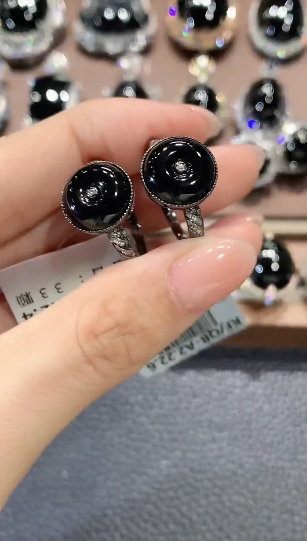 18K金镶嵌戒指翡翠C22翡翠