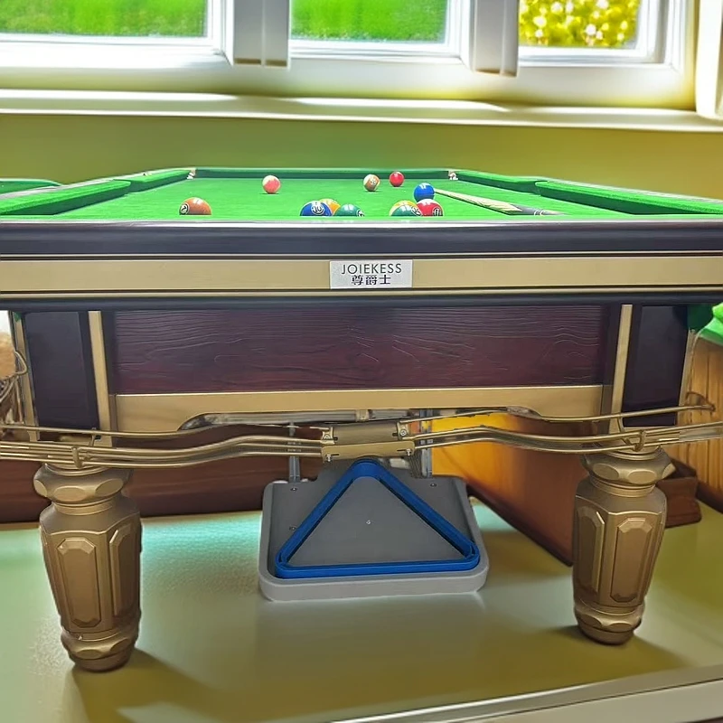 尊爵士中式黑八台球桌厂家直销严选标准橡木商用俱乐部经典钢库