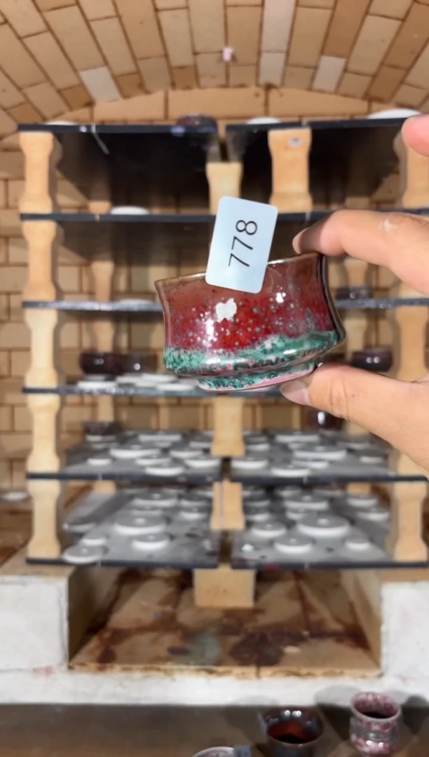 摆件精品窑变钧瓷茶器