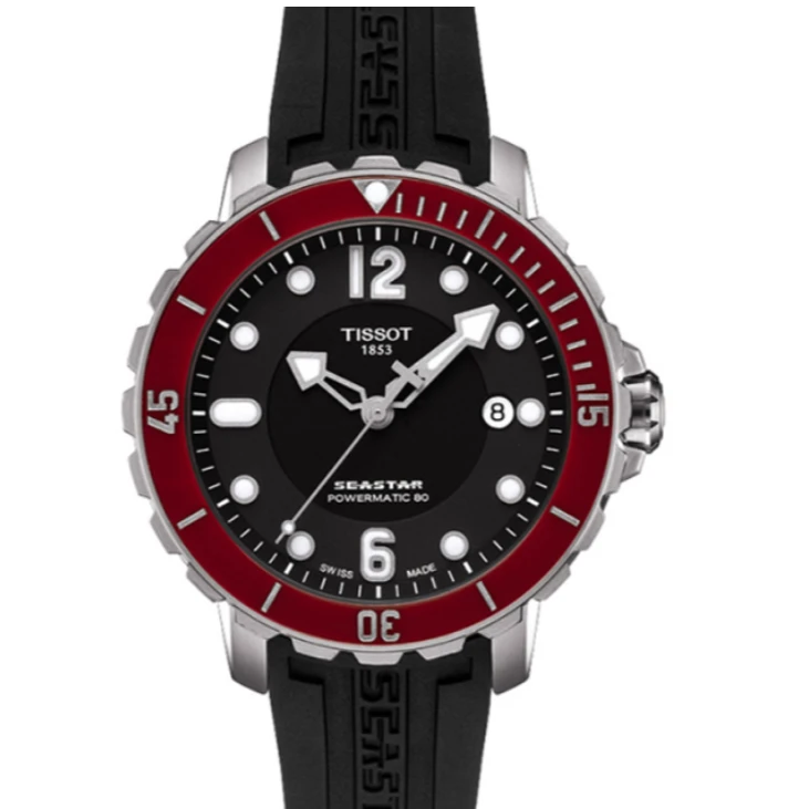99新 Tissot/天梭 未使用海星系列机械腕表/K-T066.407.17.057.03
