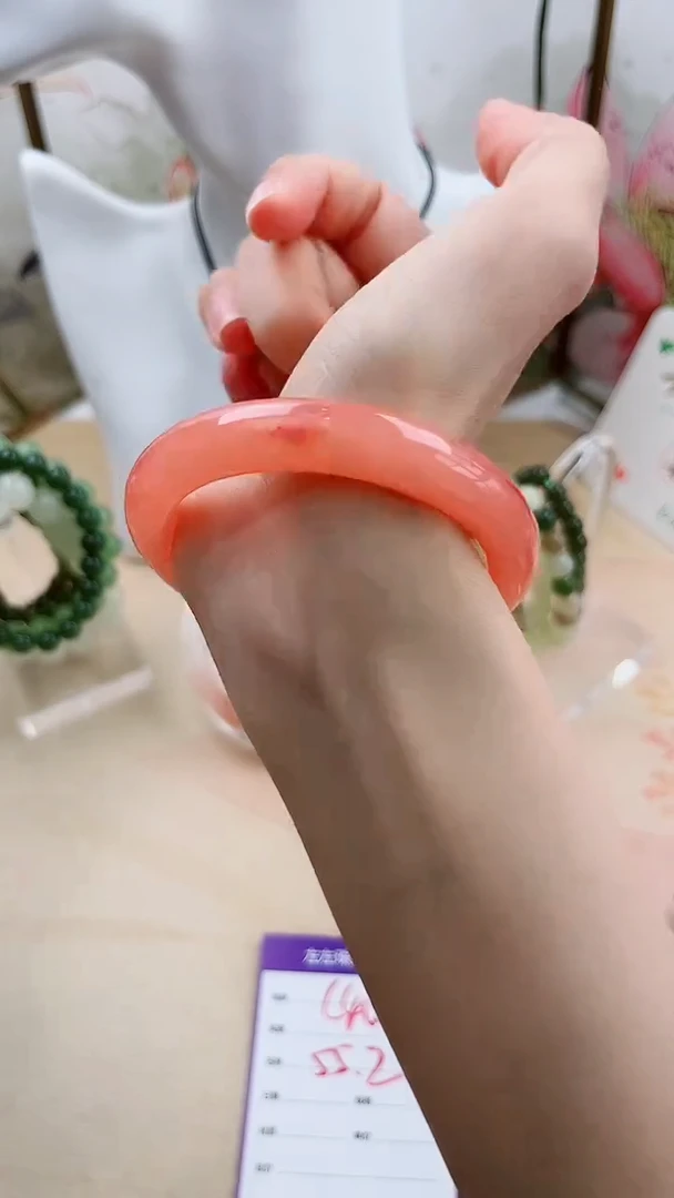 石英质玉手镯未镶嵌L40微色差55.2mm