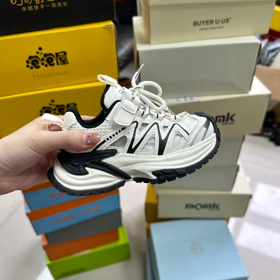 28522高端四季款舒适运动鞋黑色（温州童鞋）